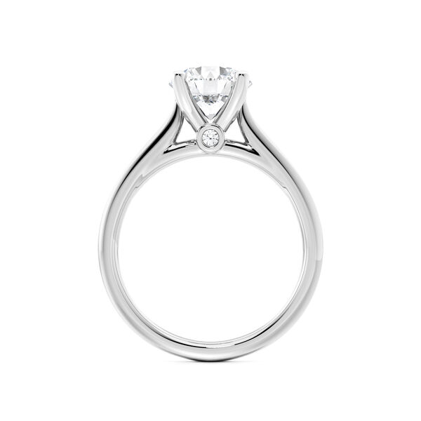 Round Solitaire Diamond Engagement Ring